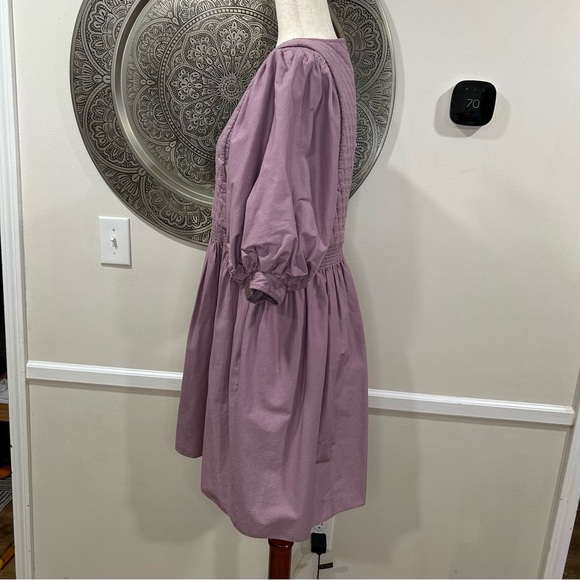 HUNTER BELL lavender quilted top dress - size small - Picture 3 of 11